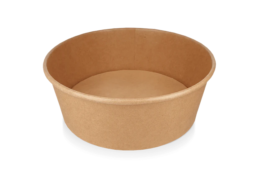 Bol à salade 1300ml en carton brun 300PCS