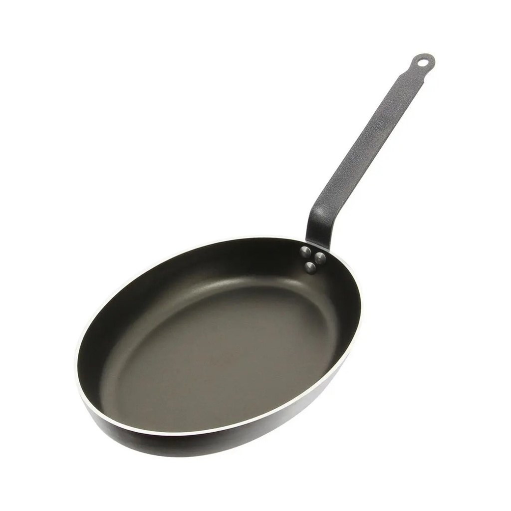 Ovale pan voor vis anti-aanbak CHOC De Buyer 40 cm