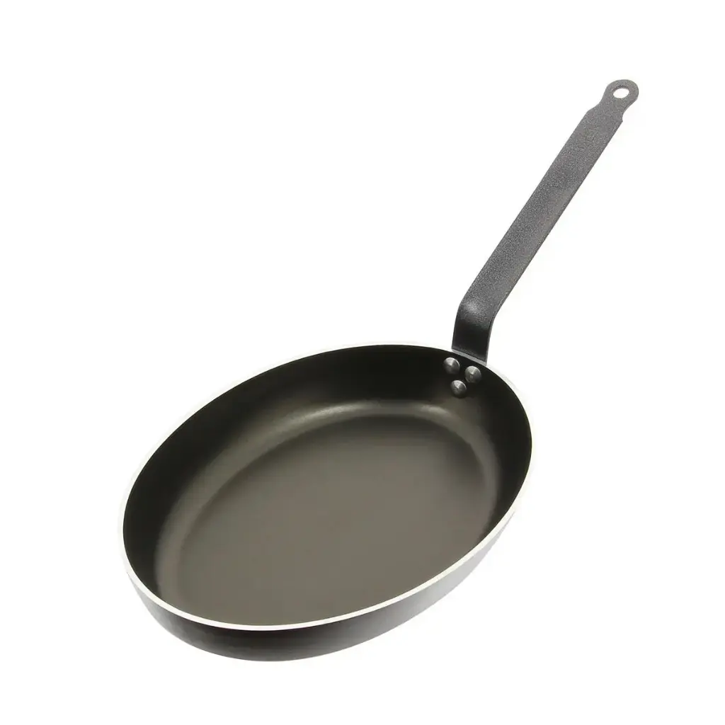 Poêle ovale à poisson 40 cm en aluminium anti-adhésive CHOC