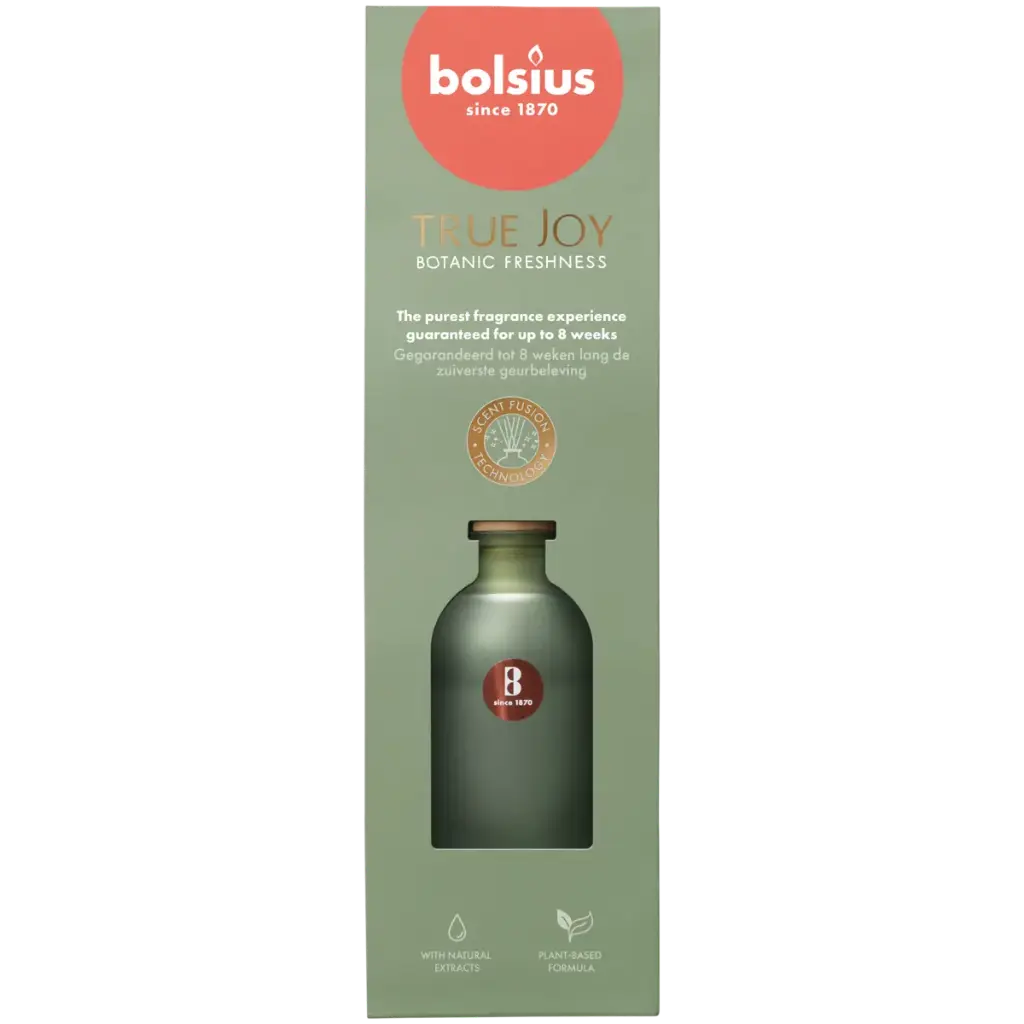 Diffuseur de parfum Bolsius 80 ml à bouquet parfumé Botanic Freshness