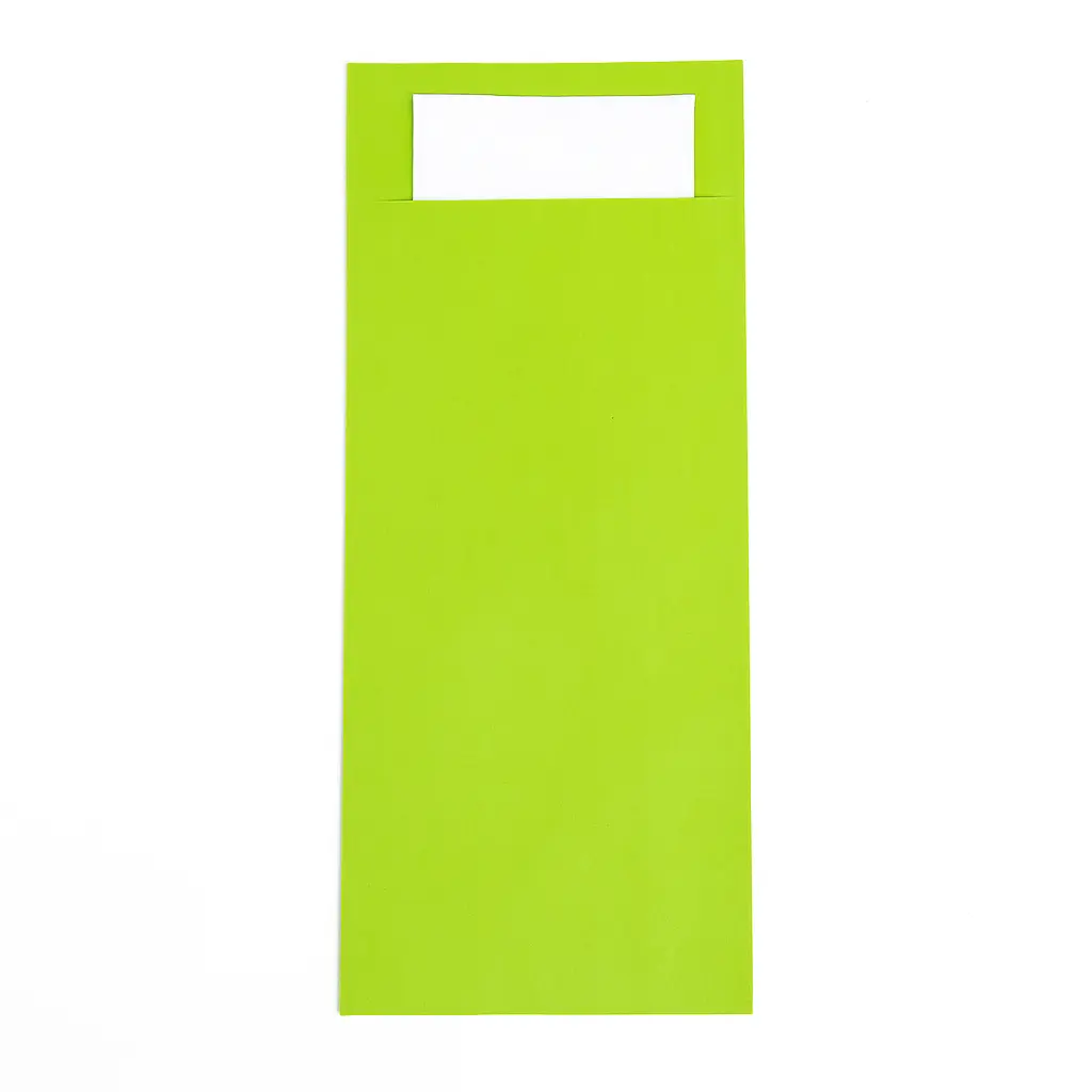 Pochettes Lime à couverts 600pcs