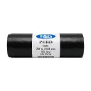 Sacs poubelle noirs 100L 70 x 110 cm en PEBD 55 Microns 100PCS