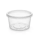 Pots à soupe ronds transparents PP - 350cc - 20x25pcs