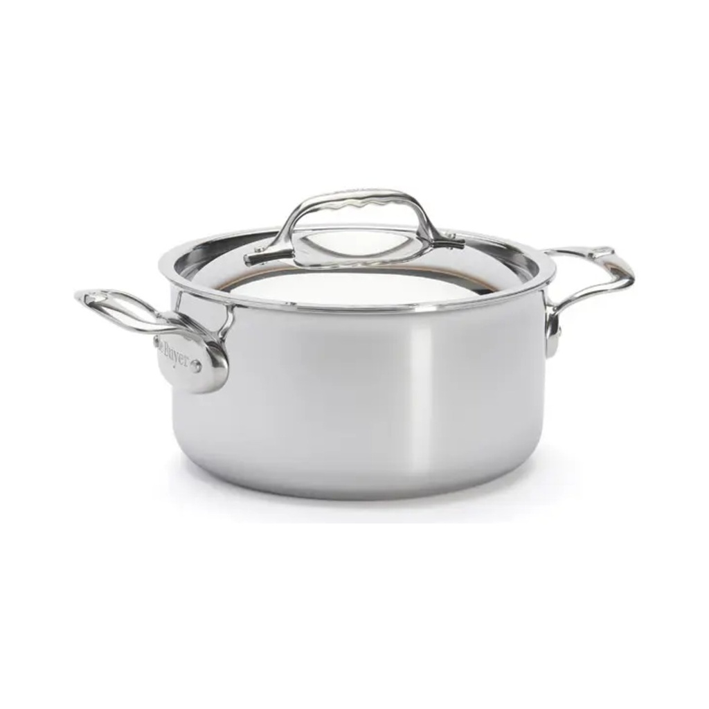 Bräter + Deckel Edelstahl AFFINITY Ø20 cm – De Buyer 3742.20