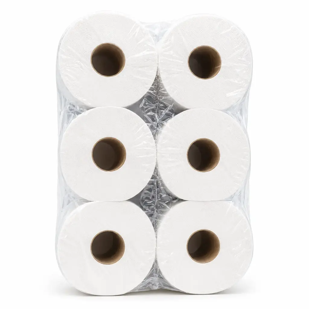Bobine d'essuyage essuie-tout Centrefeed BulkySoft 1 pli 270m – 6 rouleaux