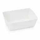 Barquettes à frites Carton Blanc  C85 – 120×70×45 mm – 250 pièces