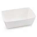 Barquettes à frites Carton Blanc CR0/955 – 90×55×40 mm – 250 pièces