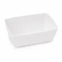 Barquettes à frites Carton Blanc C80 – 110×60×45 mm – 250 pièces