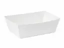 Pommes-frites-Schalen Karton weiß C92 – 125×85×50 mm – 250 Stück