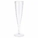 Herbruikbare champagneflûte transparant 12/15 cl – 100 stuks