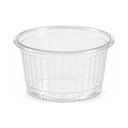 Geribbeld sauspotje transparant 5 cl Ø67 mm – 1000 stuks