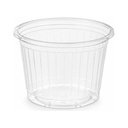 Ribbed clear sauce cup 8 cl Ø67 mm – 1000 pieces