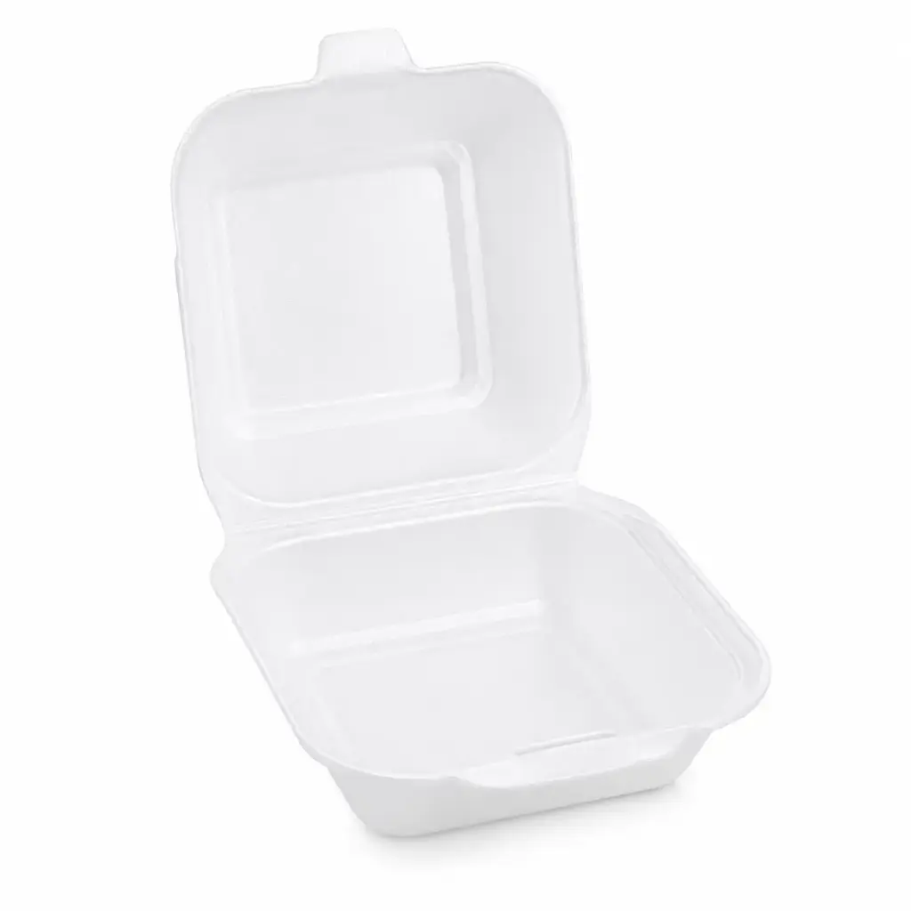 Boîte hamburger isotherme AP6 blanche XPS – 500 pièces