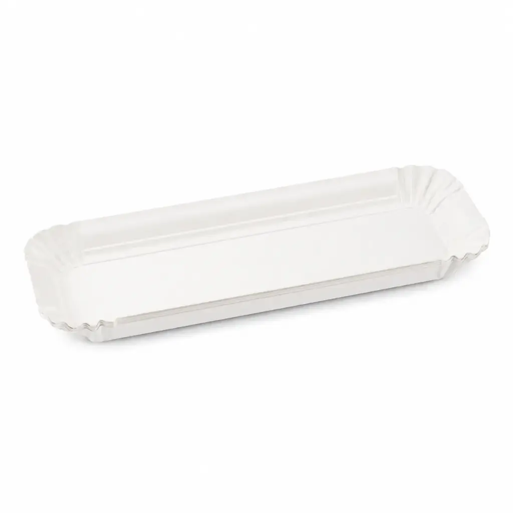 Kartontablett weiß 6,5 × 22 cm – 2000 Stück