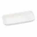 Witte kartonnen schotel 6 × 20 cm – 2000 stuks