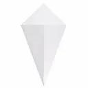 Cornet à frites carton blanc 150/250 (TIP 2) – 1000 pièces