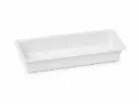 Ravier plastique blanc A16 216 × 72 × 35 mm – 1000 pièces