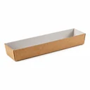 ECO kartonnen frietbakje CA16 – 210 × 40 × 35 mm – 400 stuks