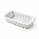 Ravier plastique blanc A1M 85 cc – 106 × 62 × 25 mm – 1000 pièces