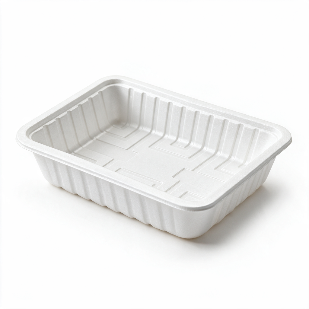 White tray A13 500 cc – 157 × 113 × 40 mm – 1000 pieces