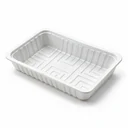 Ravier plastique blanc A15 680 cc – 189 × 118 × 38 mm – 1000 pièces