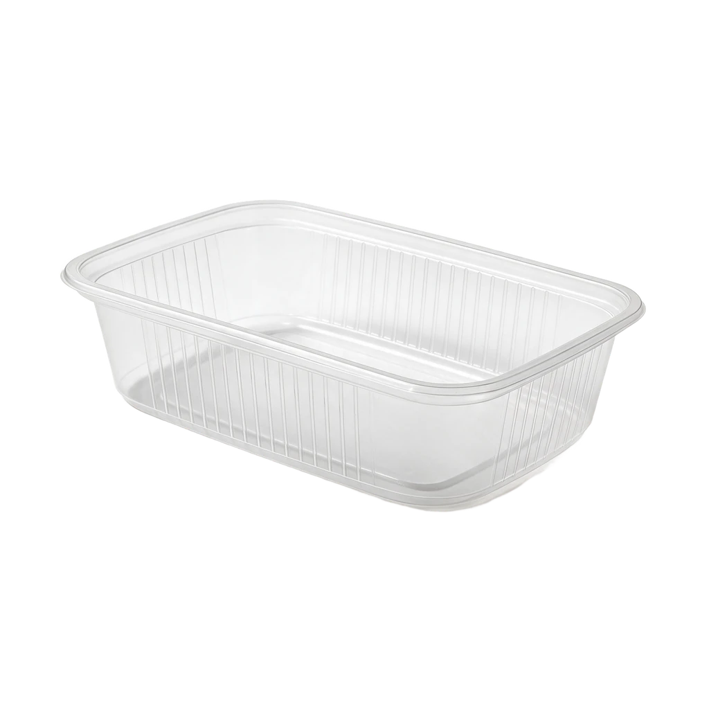 Propy bakje 125 cc rechthoekig transparant – 10 × 100 stuks
