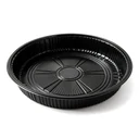 Round sushi tray with lid-61 – Ø 280 × 50 mm – 120 sets