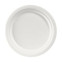 Duni Zuckerrohrteller Ø 22 cm weiß – 8 × 50 Stück