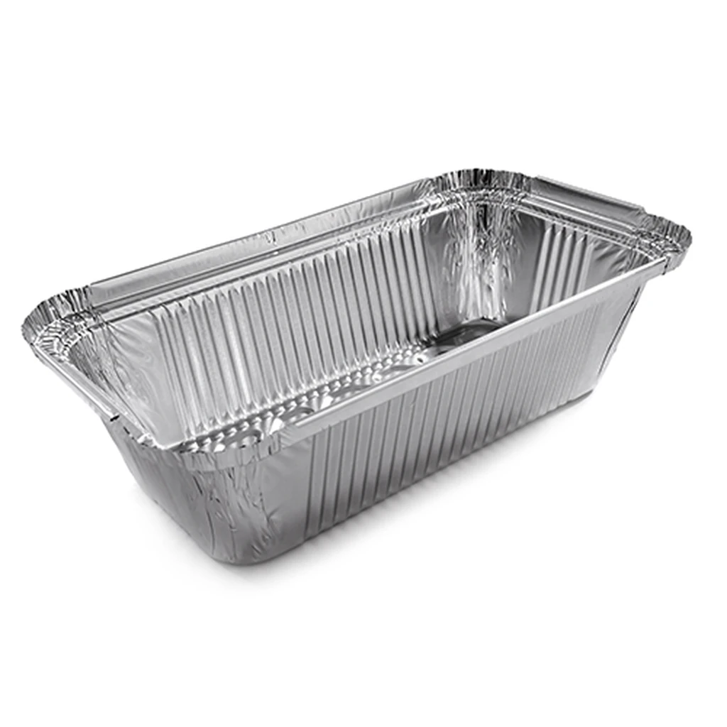 Aluminium container R13L 670 cc – 202 × 109 × 49 mm – box of 10 × 100 pieces