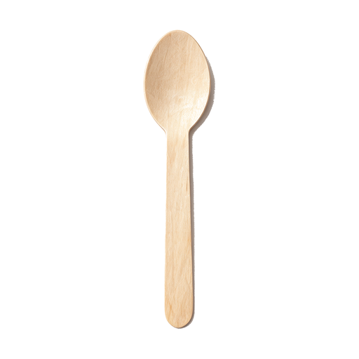 Disposable wooden spoon – box of 10 × 100 pieces