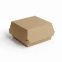 Boîte à hamburger Kraft 15x15x8cm 4X100pcs