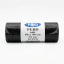Sacs poubelle noirs 60L 60x90cm PEBD - 55 Microns  - 200PCS