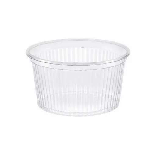 Barquette bouchère transparente PP 30 cl Ø101 mm – 1000 pièces