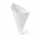 White paper chip bag cone type no. 1 small – 1000 pieces