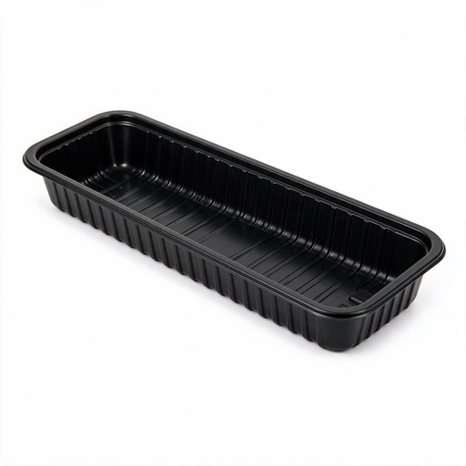 Black tray A8 B – 303 × 99 mm – 500 pieces