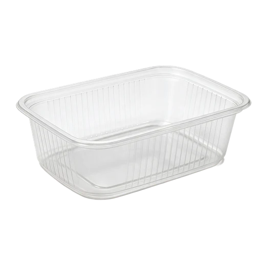 Propy container 150 cc rectangular clear – 10 × 100 pieces