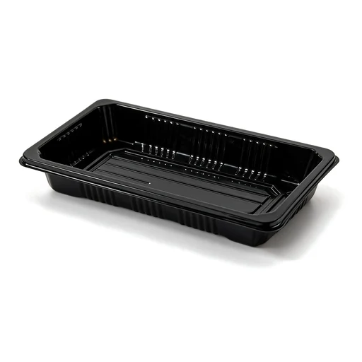 Rechteckige Sushi-Platte mit Deckel-01 – 165 × 95 × 50 mm – 400 Sets