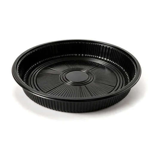 Runde Sushi-Platte mit Deckel-63 – Ø 330 × 60 mm – 120 Sets