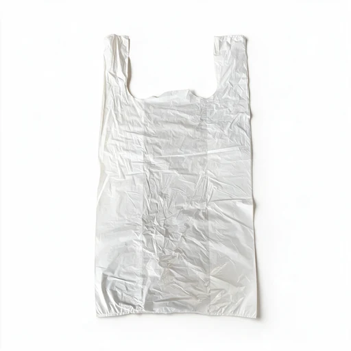 Clear HDPE vest carrier bag 29 + 16 × 54 cm – 14,8 µ – 1000 pieces