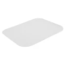 Aluminiumdeckel CR28L – 140 × 115 mm – für Schale R28L 470 cc – Karton mit 10 × 100 Stück
